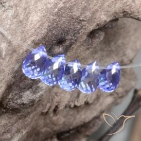 2.29캐럿 천연 Intense Blue  사파이어 보석, 브리올레트, VVS-VS