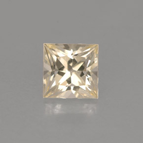 1.01캐럿 천연 라이트 골든 사파이어, 스퀘어, 5.2×5.2 mm, VVS-VS