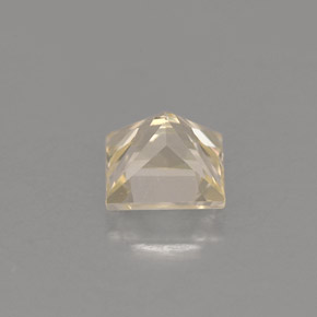 1.01캐럿 천연 라이트 골든 사파이어, 스퀘어, 5.2×5.2 mm, VVS-VS