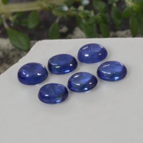 2.27캐럿 천연 블루 사파이어 보석, 타원형 컷, 4.5×3.6 mm, 투명한