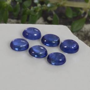 2.27캐럿 천연 블루 사파이어 보석, 타원형 컷, 4.5×3.6 mm, 투명한