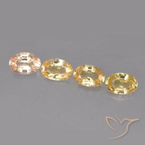 2.12캐럿 천연 멀티컬러 사파이어 보석, 타원형 컷, 5.9×4 mm, VVS-VS