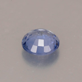 0.83캐럿 천연 블루 사파이어, 라운드 컷, 5.62 mm, VS