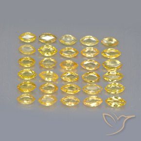 3.68캐럿 천연 골든 사파이어 보석, 마퀴즈, 4×2.1 mm, VVS-VS