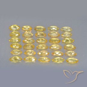 3.68캐럿 천연 골든 사파이어 보석, 마퀴즈, 4×2.1 mm, VVS-VS