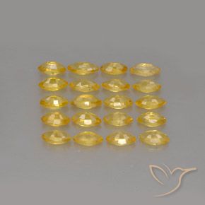 2.26캐럿 천연 골든 사파이어 보석, 마퀴즈, 4×2.2 mm, VVS-VS