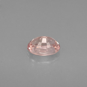 0.70캐럿 천연 라이트 로즈 사파이어, 타원형 컷, 6×4.2 mm, VVS