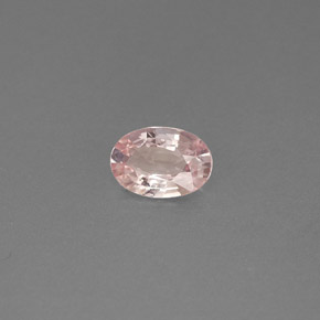 0.51캐럿 천연 핑크 사파이어, 타원형 컷, 5.9×4.1 mm, VS