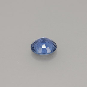0.59캐럿 천연 콘플라워 블루 사파이어, 라운드 컷, 5.12 mm, VS