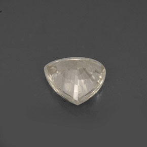 0.97캐럿 천연 라이트 옐로우 사파이어, 트릴리언, 6.4×6.3 mm, VVS-VS