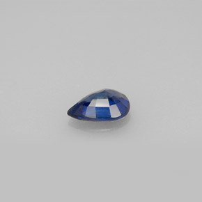 0.71캐럿 천연 블루 사파이어, 배 모양, 6.9×5 mm, VS