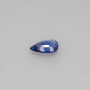 0.62캐럿 천연 블루 사파이어, 배 모양, 7.1×5.1 mm, VVS