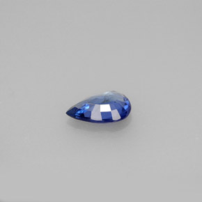 0.66캐럿 천연 블루 사파이어, 배 모양, 7.1×5 mm, VVS