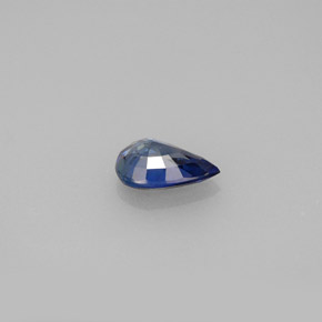 0.74캐럿 천연 블루 사파이어, 배 모양, 7.1×5 mm, VVS