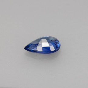 0.72캐럿 천연 블루 사파이어, 배 모양, 7.1×4.9 mm, VVS-VS