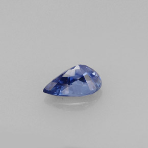 0.72캐럿 천연 블루 사파이어, 배 모양, 6.8×4.7 mm, VVS-VS