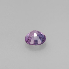 0.45캐럿 천연 핑크빛 바이올렛 사파이어, 라운드 컷, 4.46 mm, VS