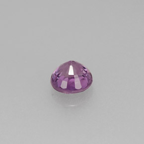 0.44캐럿 천연 바이올렛 사파이어, 라운드 컷, 4.22 mm, VS