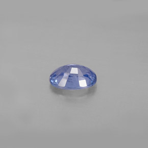 0.98캐럿 천연 블루 사파이어, 타원형 컷, 6.9×5 mm, VS