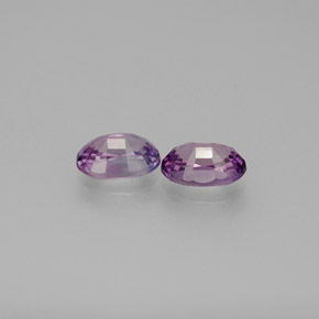 캐럿 천연 푸르스름한 바이올렛 사파이어 보석, 타원형 컷, 6.1×4.1 mm, VVS-VS