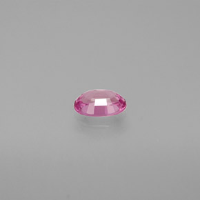 0.53캐럿 천연 핑크 사파이어, 타원형 컷, 5.7×4 mm, VVS