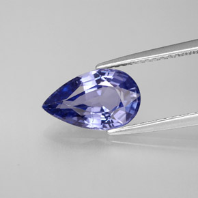 2.60캐럿 천연 바이올렛 블루 사파이어, 배 모양, 11.1×6.9 mm, VVS-VS