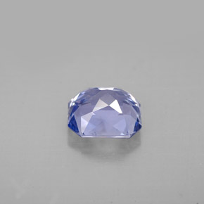 2.44캐럿 천연 라이트 블루 사파이어, 에메랄드 컷, 7.7×6.9 mm, VS