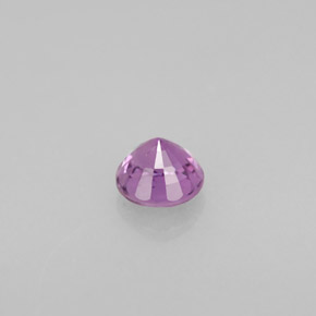 0.58캐럿 천연 바이올렛 사파이어, 라운드 컷, 4.60 mm, VS