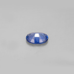 0.77캐럿 천연 블루 사파이어, 타원형 컷, 7×5 mm, VS