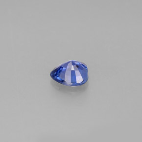 0.39캐럿 천연 블루 사파이어, 하트 모양, 4.6×4.4 mm, VS
