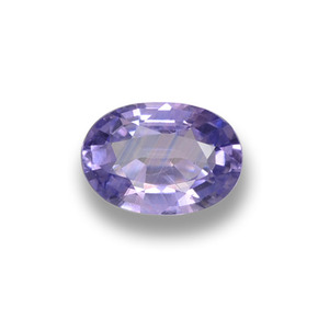 0.55캐럿 천연 바이올렛 사파이어, 타원형 컷, 5.9×4.2 mm, VS