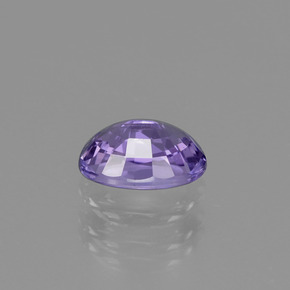 0.69캐럿 천연 퍼플 사파이어, 타원형 컷, 6×4.2 mm, VVS-VS