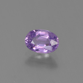 0.66캐럿 천연 바이올렛 사파이어, 타원형 컷, 6×4.2 mm, VVS-VS