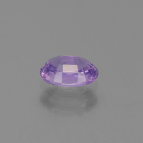 0.66캐럿 천연 바이올렛 사파이어, 타원형 컷, 6×4.2 mm, VVS-VS