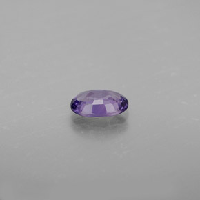 0.54캐럿 천연 블루 바이올렛 사파이어, 타원형 컷, 5.9×4.1 mm, VS