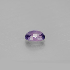 0.64캐럿 천연 블루 바이올렛 사파이어, 타원형 컷, 5.9×4.1 mm, VVS-VS