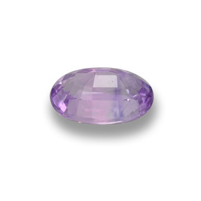 0.64캐럿 천연 바이올렛 사파이어, 타원형 컷, 6.1×4.2 mm, VVS-VS