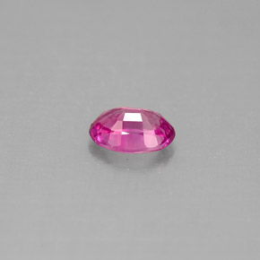 0.59캐럿 천연 퍼플 핑크 사파이어, 타원형 컷, 5.8×4 mm, VS