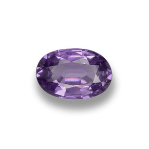 0.53캐럿 천연 바이올렛 사파이어, 타원형 컷, 6×4.1 mm, VS