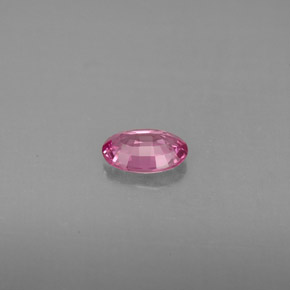 0.52캐럿 천연 핑크 사파이어, 타원형 컷, 6×4.2 mm, VS