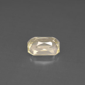 1.40캐럿 천연 골든 옐로우 사파이어, 에메랄드 컷, 7.1×5 mm, VS