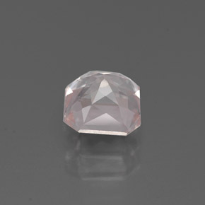1.32캐럿 천연 라이트 핑크 사파이어, 에메랄드 컷, 5.7×5.6 mm, VVS-VS