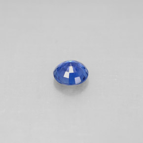 0.54캐럿 천연 블루 사파이어, 라운드 컷, 4.81 mm, VS