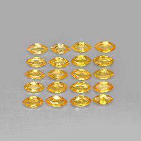 3.03캐럿 천연 Apricot Orange  사파이어 보석, 마퀴즈, 4.9×2.4 mm, VVS-VS