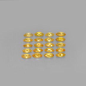 3.03캐럿 천연 Apricot Orange  사파이어 보석, 마퀴즈, 4.9×2.4 mm, VVS-VS