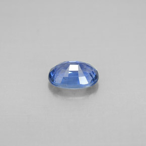 1.05캐럿 천연 블루 사파이어, 타원형 컷, 7×5.1 mm, VS
