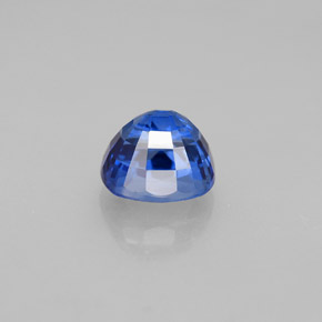 2.14캐럿 천연 블루 사파이어, 쿠션 컷, 7×6.3 mm, VVS-VS