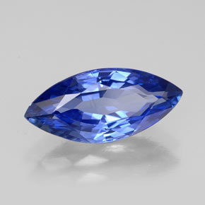 2.73캐럿 천연 블루 사파이어, 마퀴즈, 13.2×6 mm, VVS
