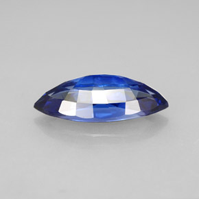 2.69캐럿 천연 블루 사파이어, 마퀴즈, 13.6×5.6 mm, VVS