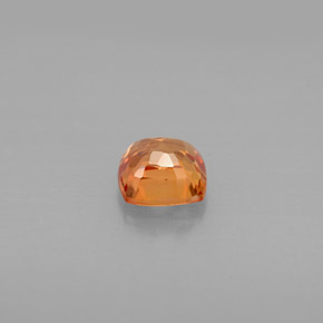 0.82캐럿 천연 오렌지 사파이어, 쿠션 컷, 5.1×5 mm, VVS-VS